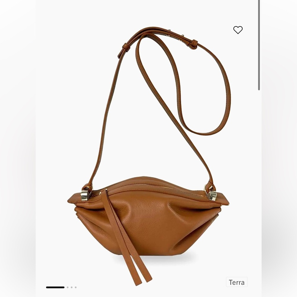 BONASTRE Bon Bon Crossbody Brown Leather Bag